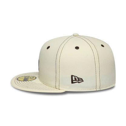 Pictured is this MLB Contrast LA Dodgers 59FIFTY Fitted cap in white. 5