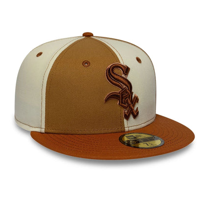 Pictured is this MLB Contrast Chicago White Sox 59FIFTY Fitted cap in white. 3