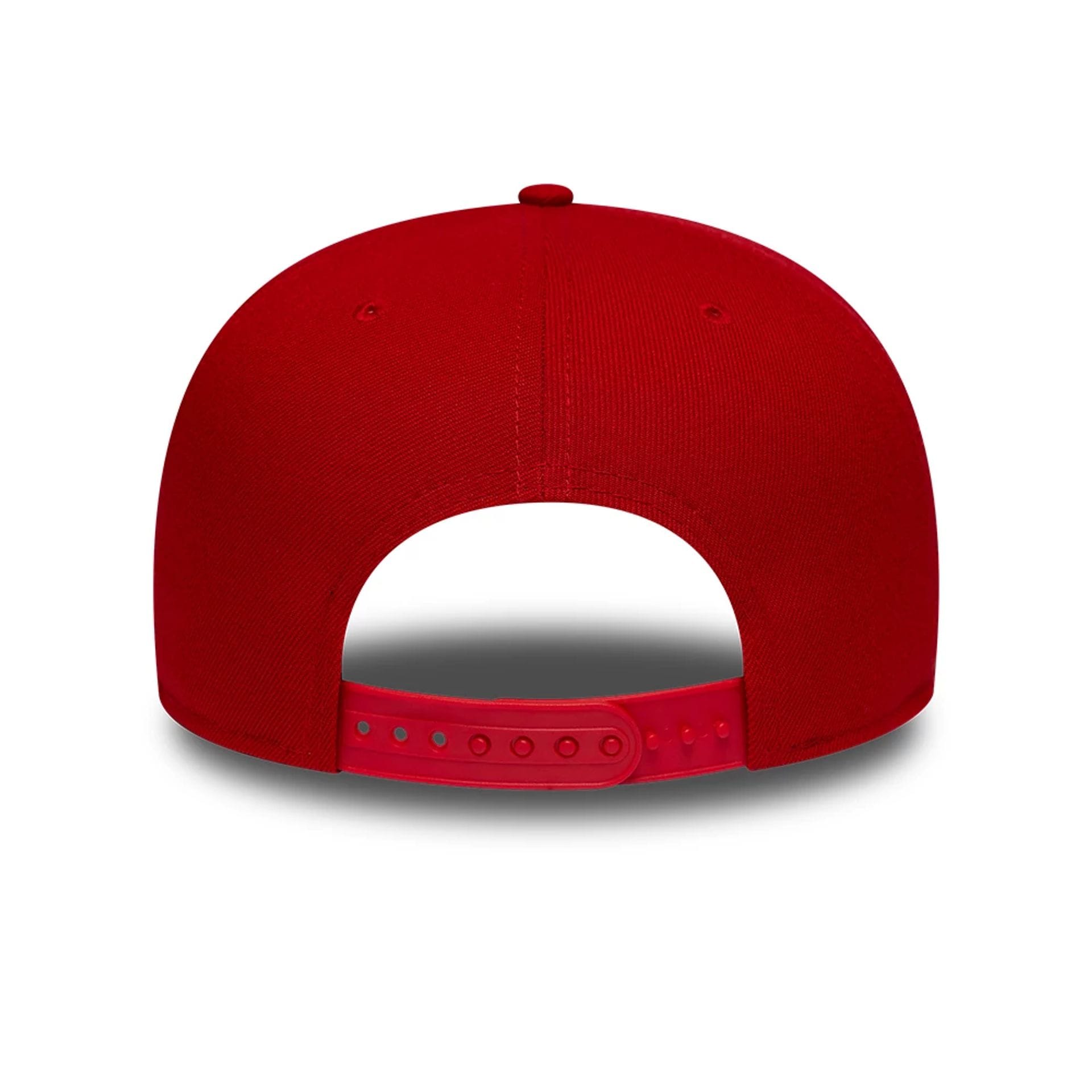 Pictured is this MLB Upside Down Philadelphia Phillies 9FIFTY Snapback cap in red. 6