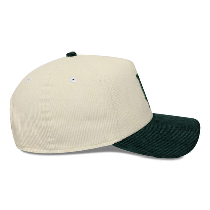 Pictured is this MLB LA Dodgers 9FORTY A-Frame cap in cream and dark green. 6