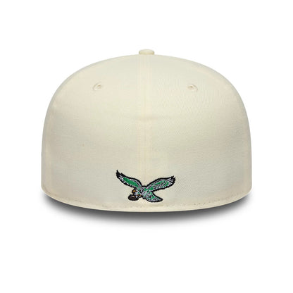 Pictured is this  NFL City Originals Philadelphia Eagles 59FIFTY Fitted cap in cream. 4