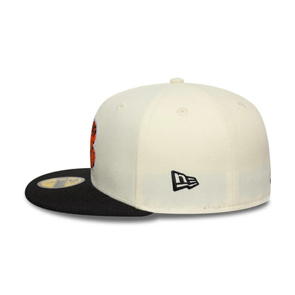 Pictured is this  NFL City Originals Cincinnati Bengals 59FIFTY Fitted cap in cream. 6