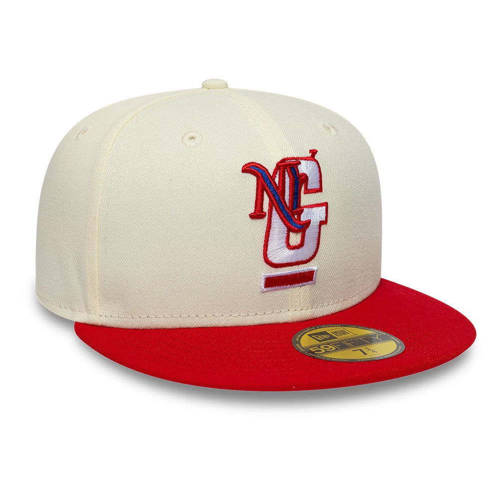 Pictured is this  NFL City Originals New York Giants 59FIFTY Fitted cap in cream. 3
