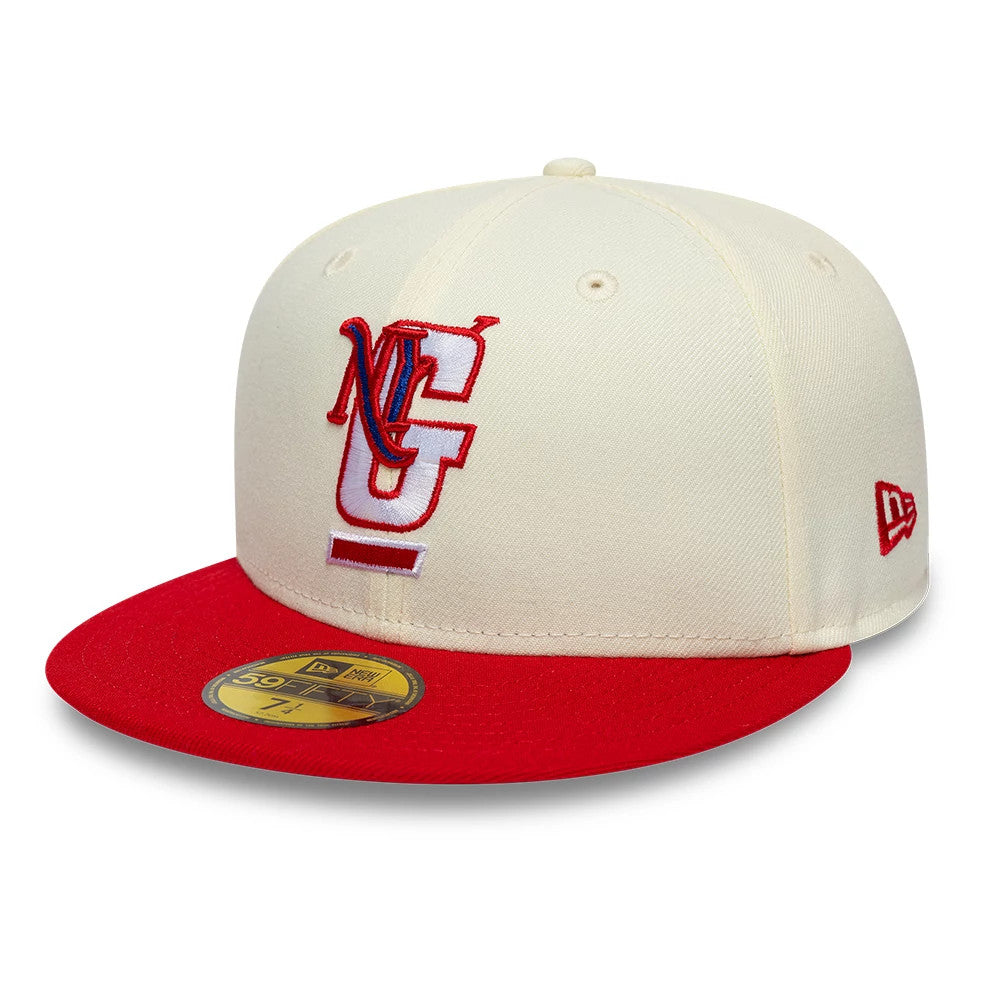 Pictured is this  NFL City Originals New York Giants 59FIFTY Fitted cap in cream. 1