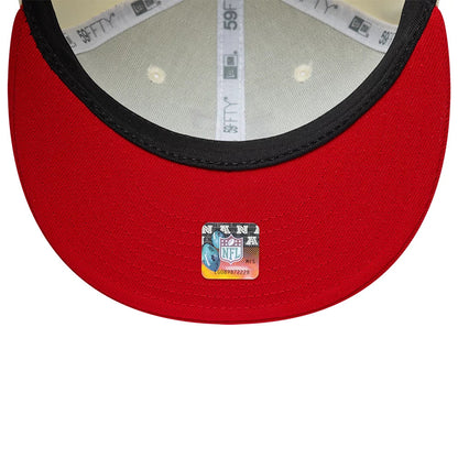 Pictured is this  NFL City Originals New York Giants 59FIFTY Fitted cap in cream. 2