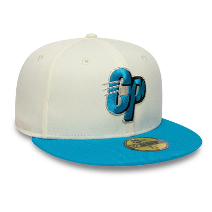 Pictured is this  NFL City Originals Carolina Panthers 59FIFTY Fitted cap in cream. 3
