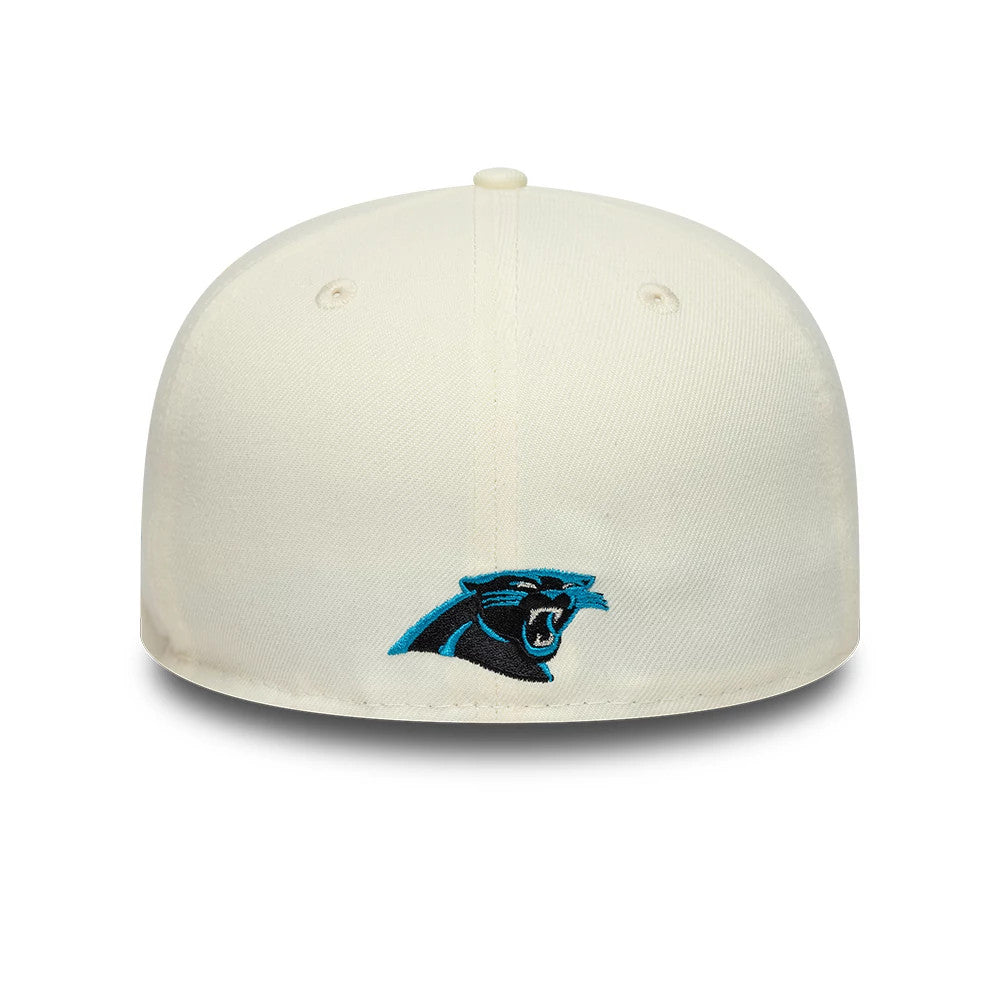 Pictured is this  NFL City Originals Carolina Panthers 59FIFTY Fitted cap in cream. 4