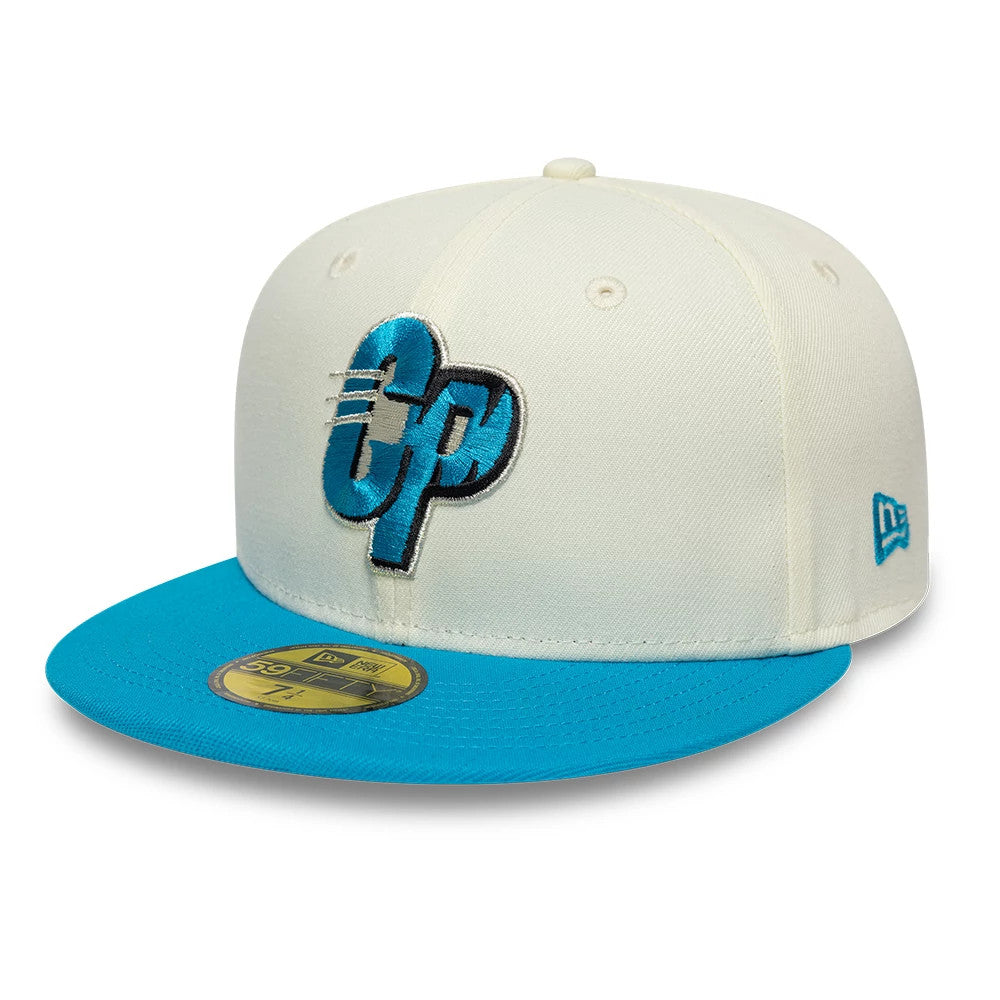 Pictured is this  NFL City Originals Carolina Panthers 59FIFTY Fitted cap in cream. 1
