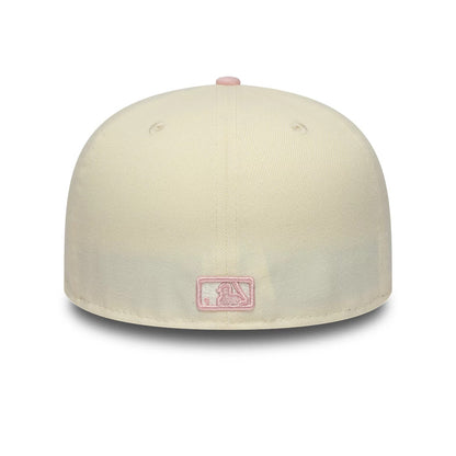 Pictured is this  MLB Floral LA Dodgers 59FIFTY Fitted cap in cream. 7