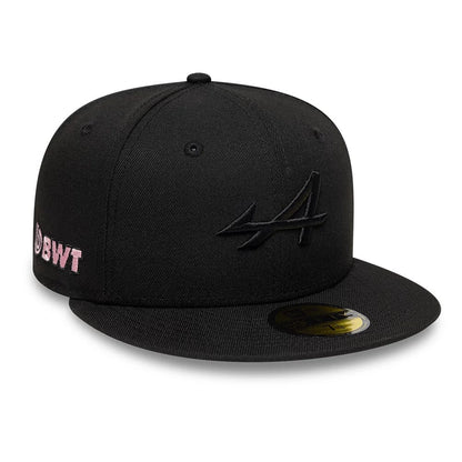 Pictured is this Alpine Racing 59FIFTY Fitted cap in black. 1