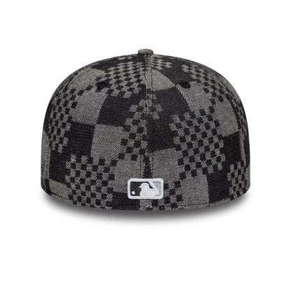 Pictured is this MLB Denim LA Dodgers 59FIFTY Fitted cap in black. 5