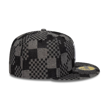 Pictured is this MLB Denim LA Dodgers 59FIFTY Fitted cap in black. 7