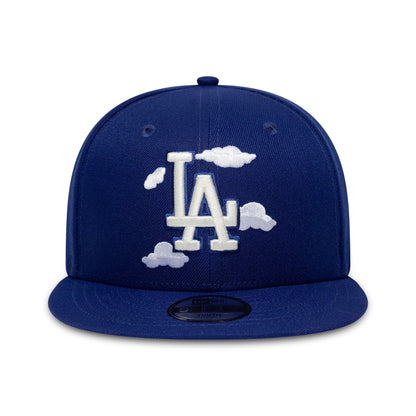 Pictured is this Youth MLB Clouds LA Dodgers 9FIFTY Snapback cap in dark blue. 3