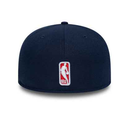 Pictured is this NBA Global Games 2026 London Washington Wizards 59FIFTY Fitted cap in dark blue and red. 6