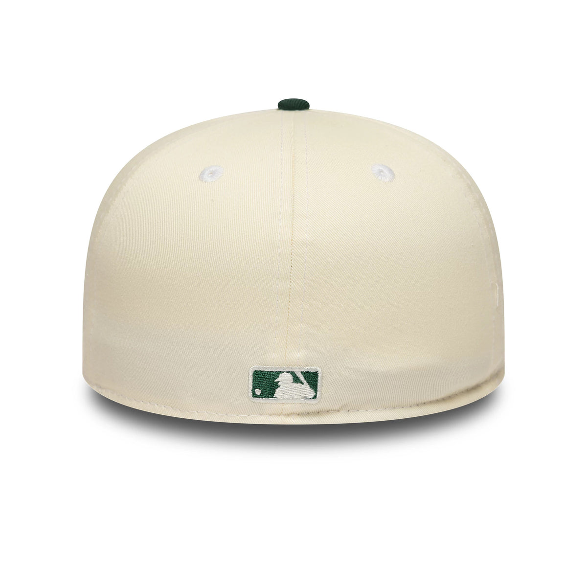 Pictured is this MLB New York Yankees 59FIFTY Fitted cap in cream and dark green. 7