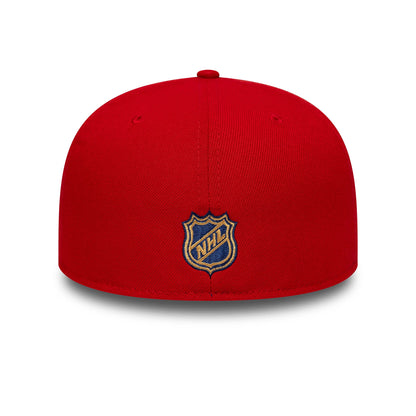 Pictured is this NHL London Game 2026 Florida Panthers 59FIFTY Fitted cap in red and navy. 6