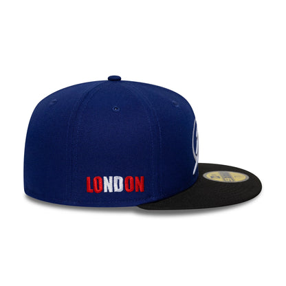 Pictured is this NHL London Game 2026 Tampa Bay Lightning 59FIFTY Fitted cap in dark blue and black. 4