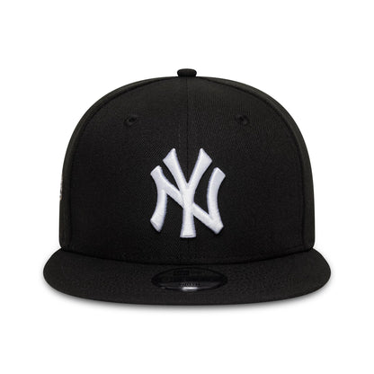 Pictured is this Youth MLB New York Yankees 9FIFTY Snapback cap in black. 3