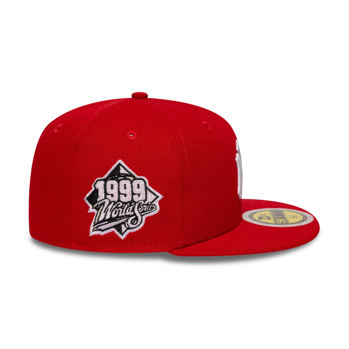 Pictured is this Youth MLB New York Yankees 59FIFTY Fitted cap in red. 5