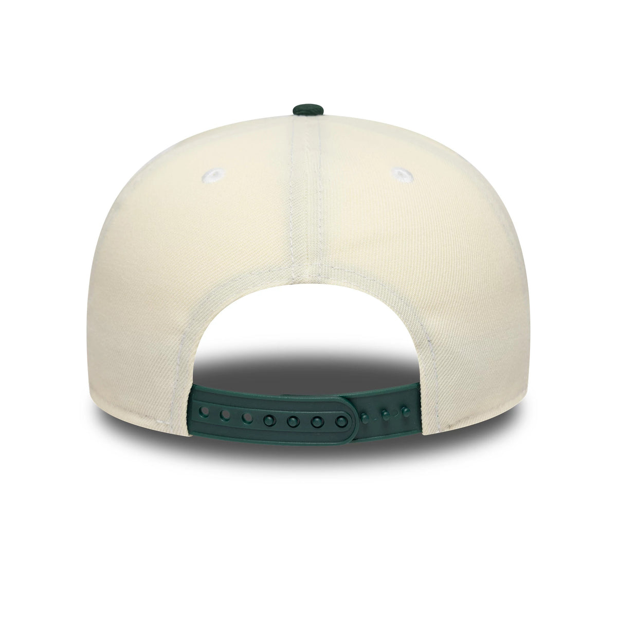 Pictured is this MLB LA Dodgers 9FIFTY Snapback cap in cream and dark green. 6