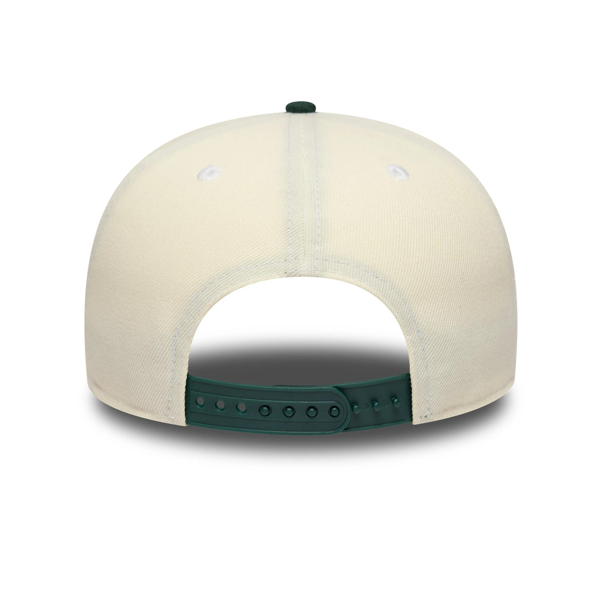 Pictured is this MLB Chicago White Sox 9FIFTY Snapback cap in cream and dark green. 6