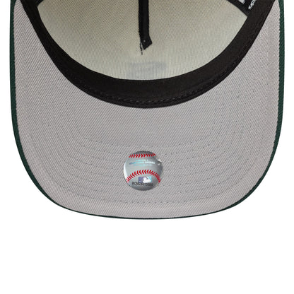 Pictured is this MLB Chicago White Sox 9FORTY A-Frame cap in cream and dark green. 2