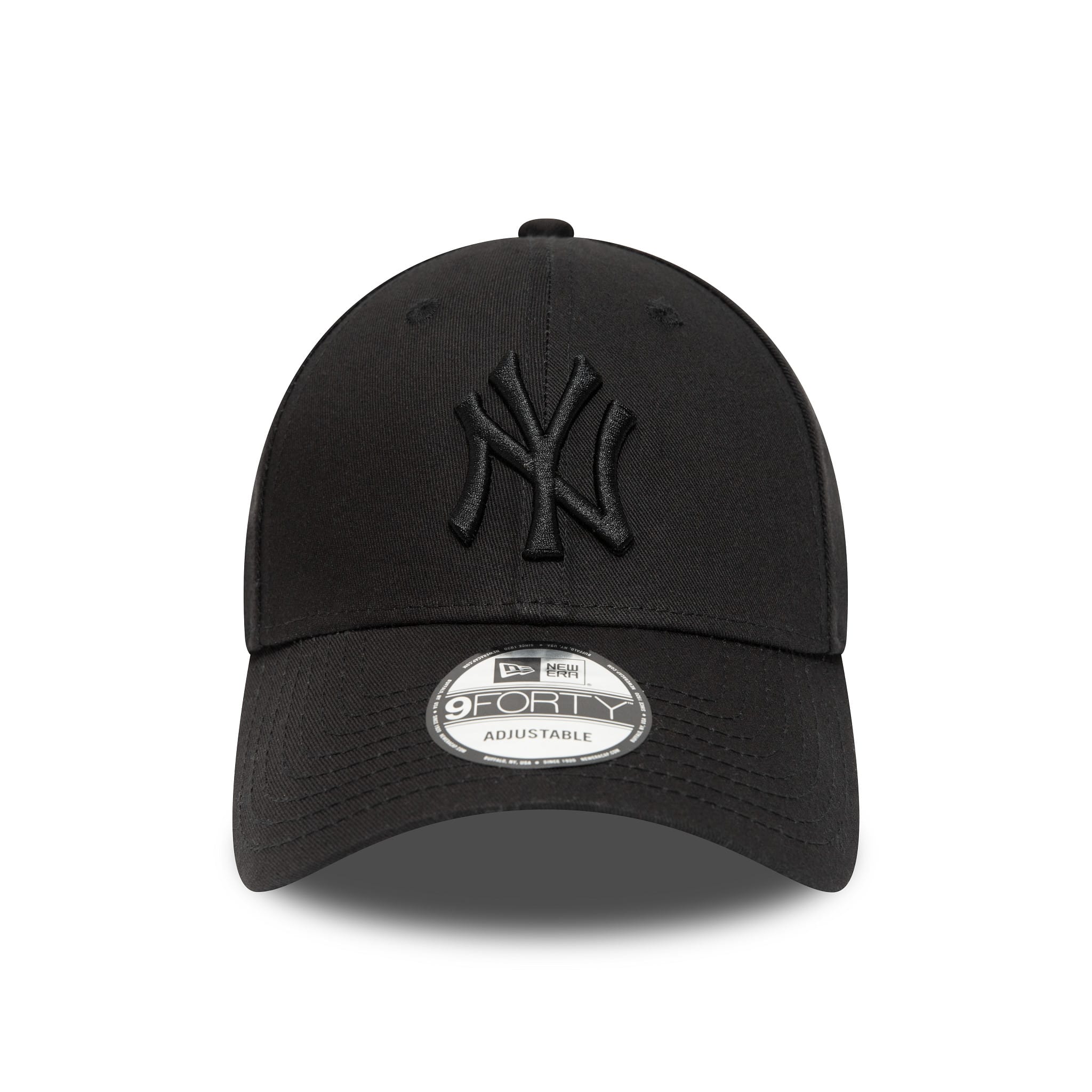 This is a New York Yankees Essential Black on Black 9FORTY Cap 2