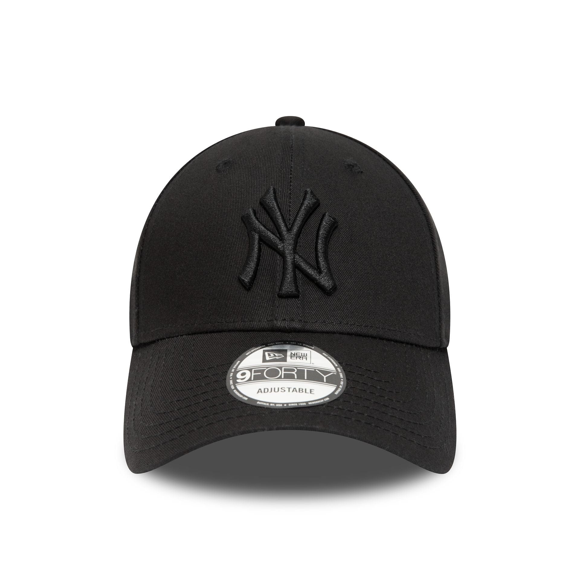 New York Yankees Essential Black 9FORTY Adjustable Cap | NEC EU