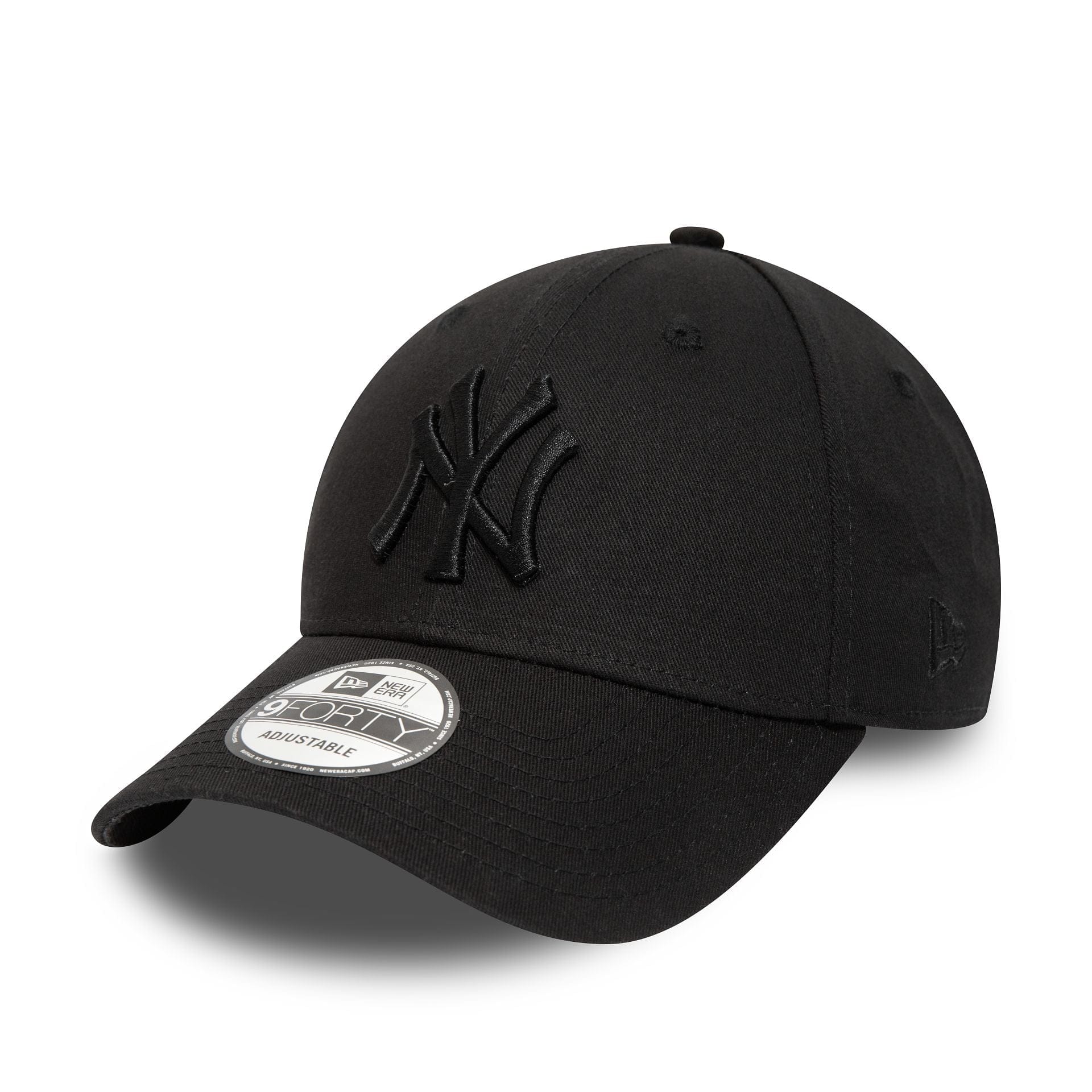 New York Yankees Essential Black 9FORTY Adjustable Cap | NEC EU