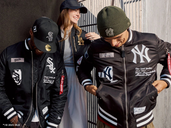 Slide 16:ALPHA INDUSTRIES X MLB FW25