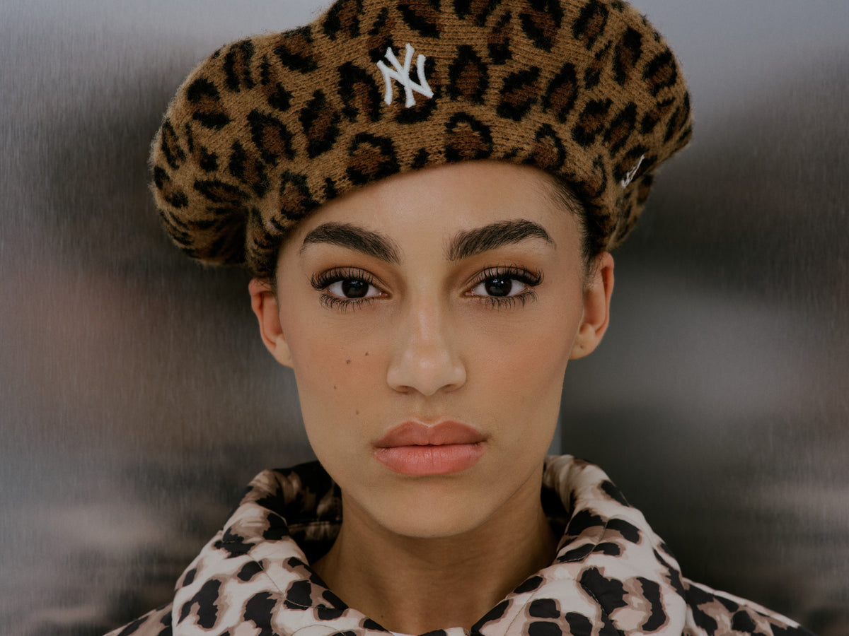 New York Yankees MLB Wool Script Black Beret