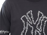 T-Shirt Oversized New York Yankees MLB Halloween Nera