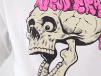 T-Shirt Oversized New Era Halloween Skull Graphic Bianca