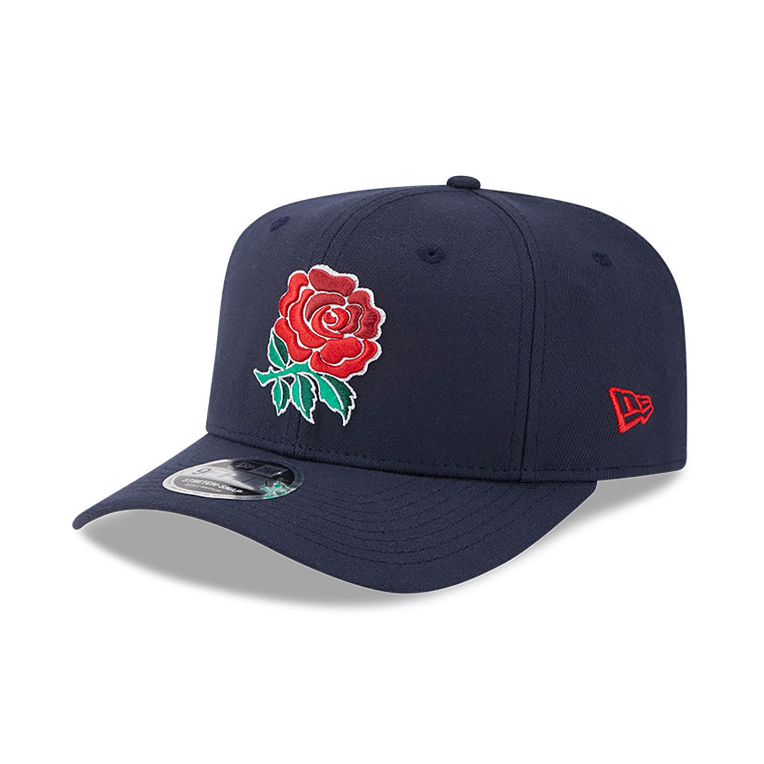 England Rugby Union Rose Navy Stretch Snap 9FIFTY Cap