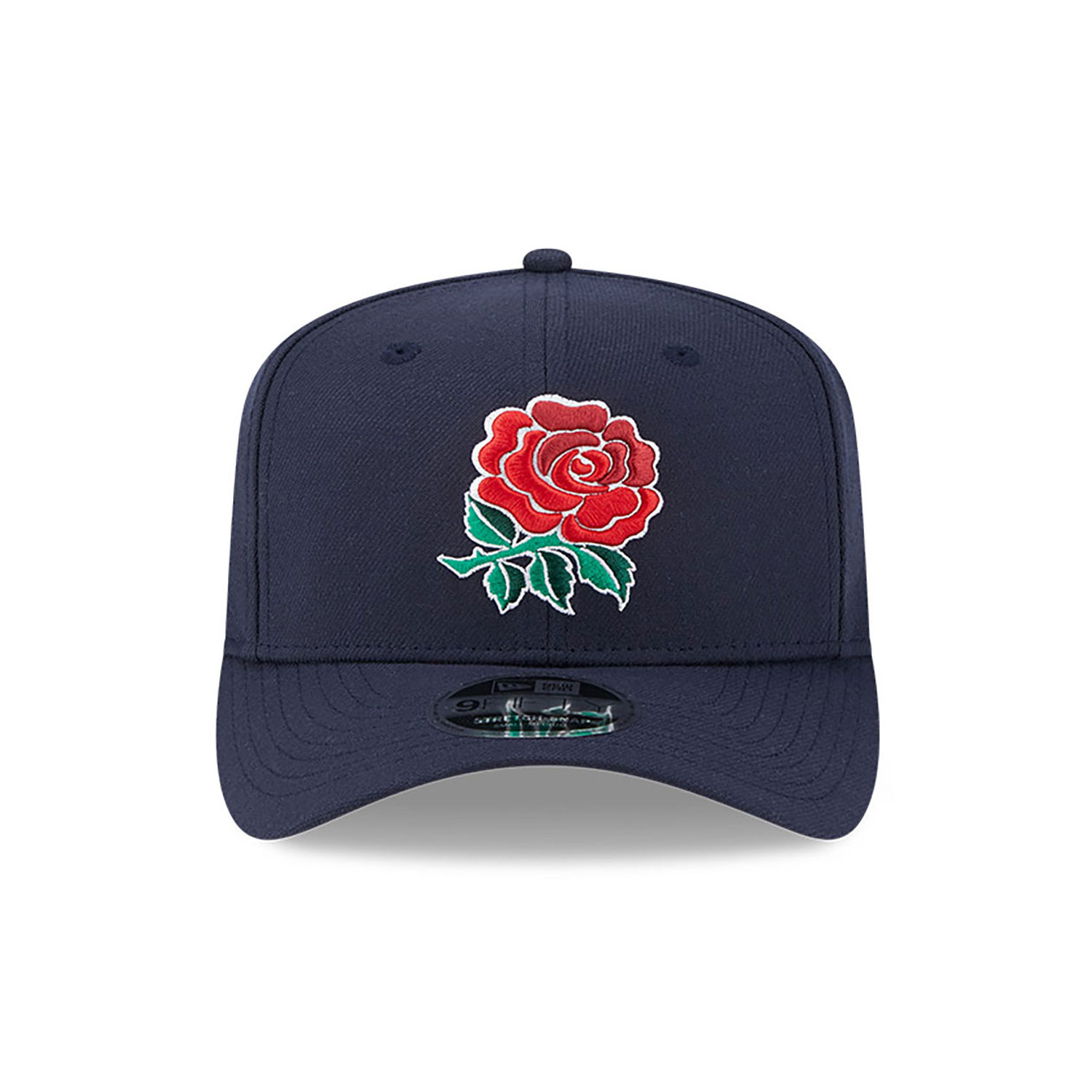 Angleterre Rugby Union Rose Navy Stretch Snap 9FIFTY Cap