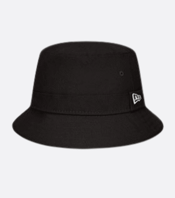 black bucket hat 