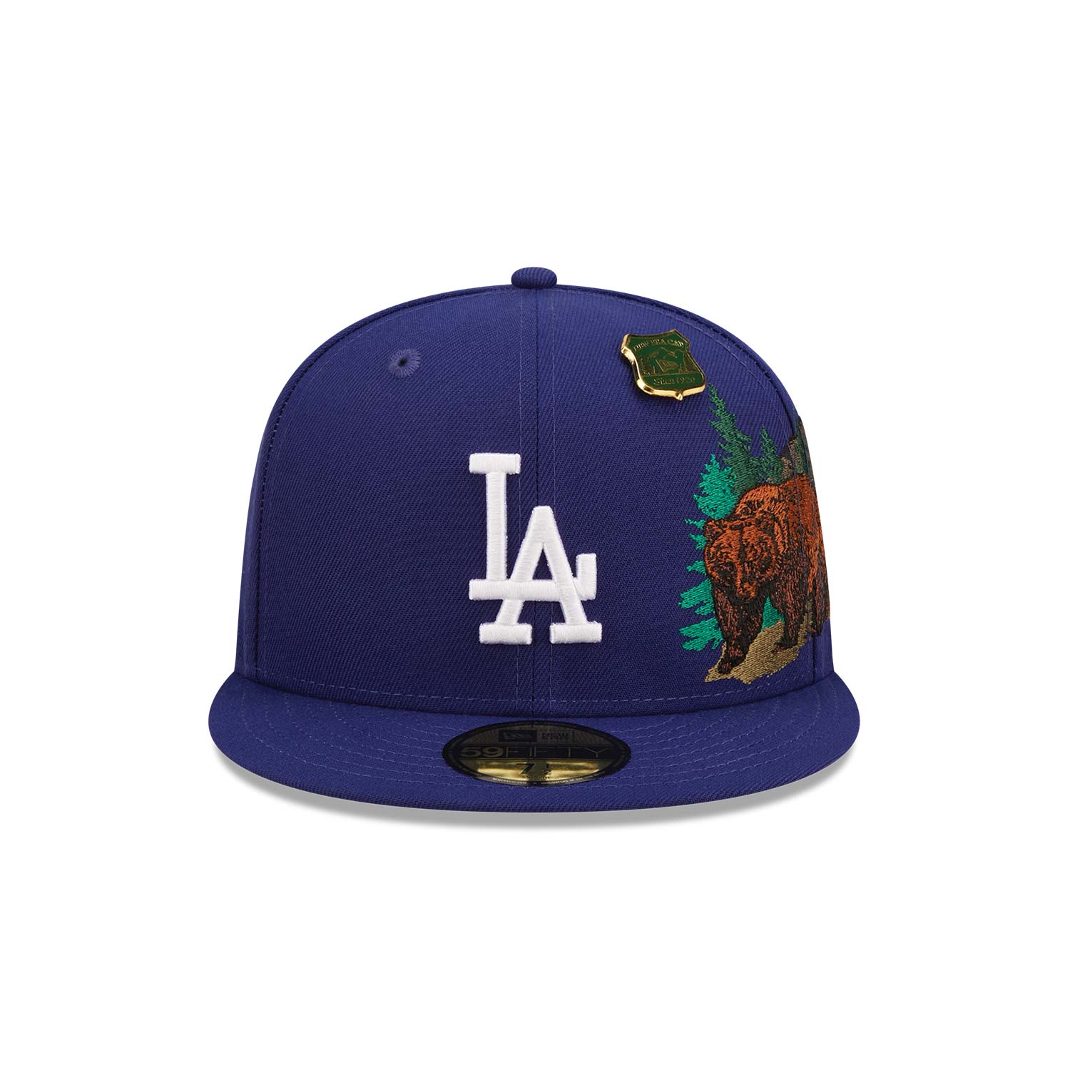 LA Dodgers State Park Dark Royal Blue 59FIFTY Fitted Cap
