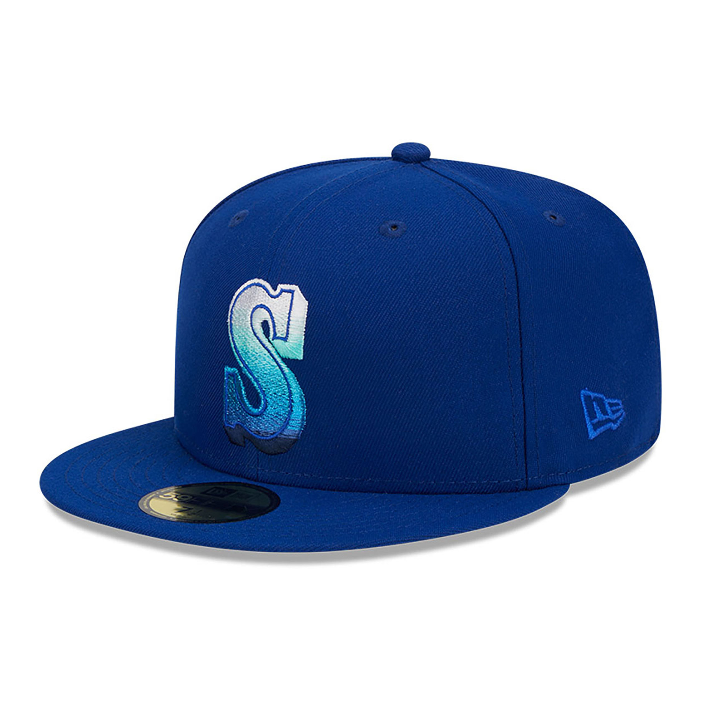 Blaue Seattle Mariners Gradient 59FIFTY Fitted Cap