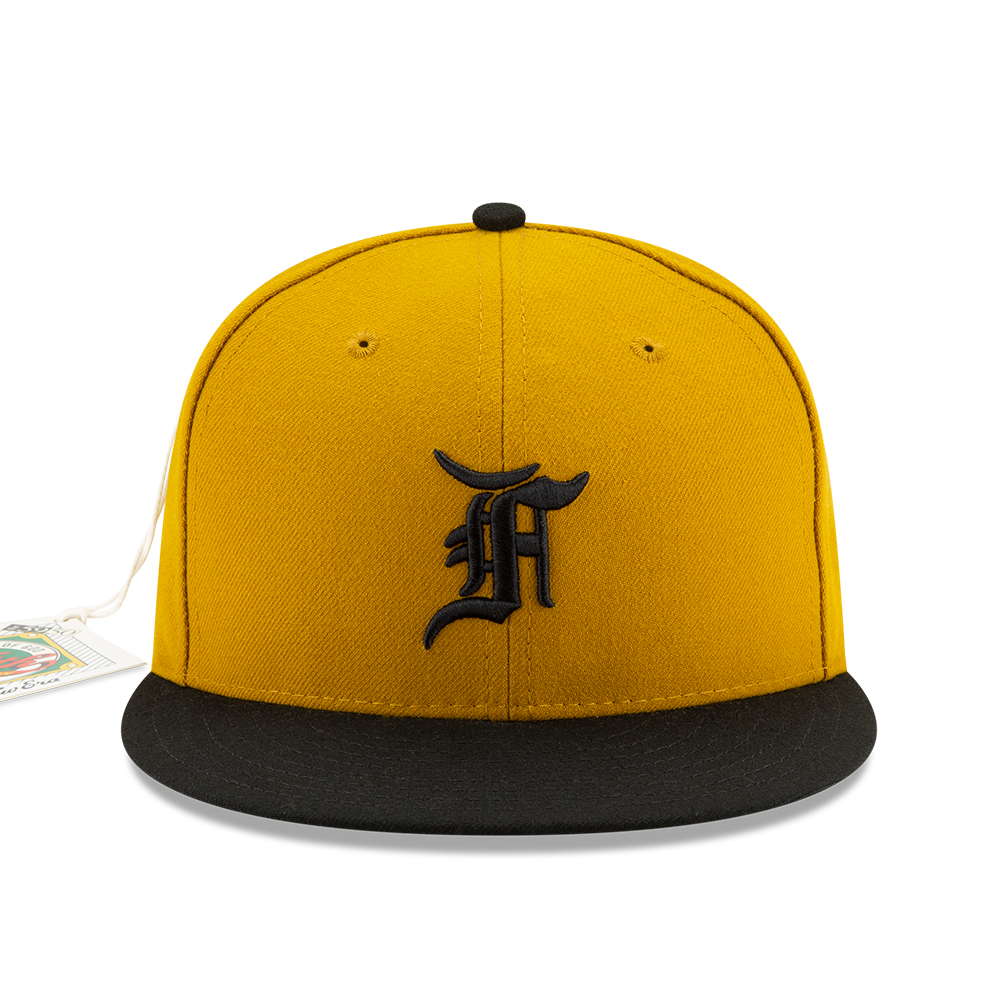 yellow and black la 59fity cap