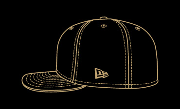 black silhouette of 59FIFTY cap