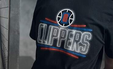 New Era NBA LA Clippers t-shirt noir fluo
