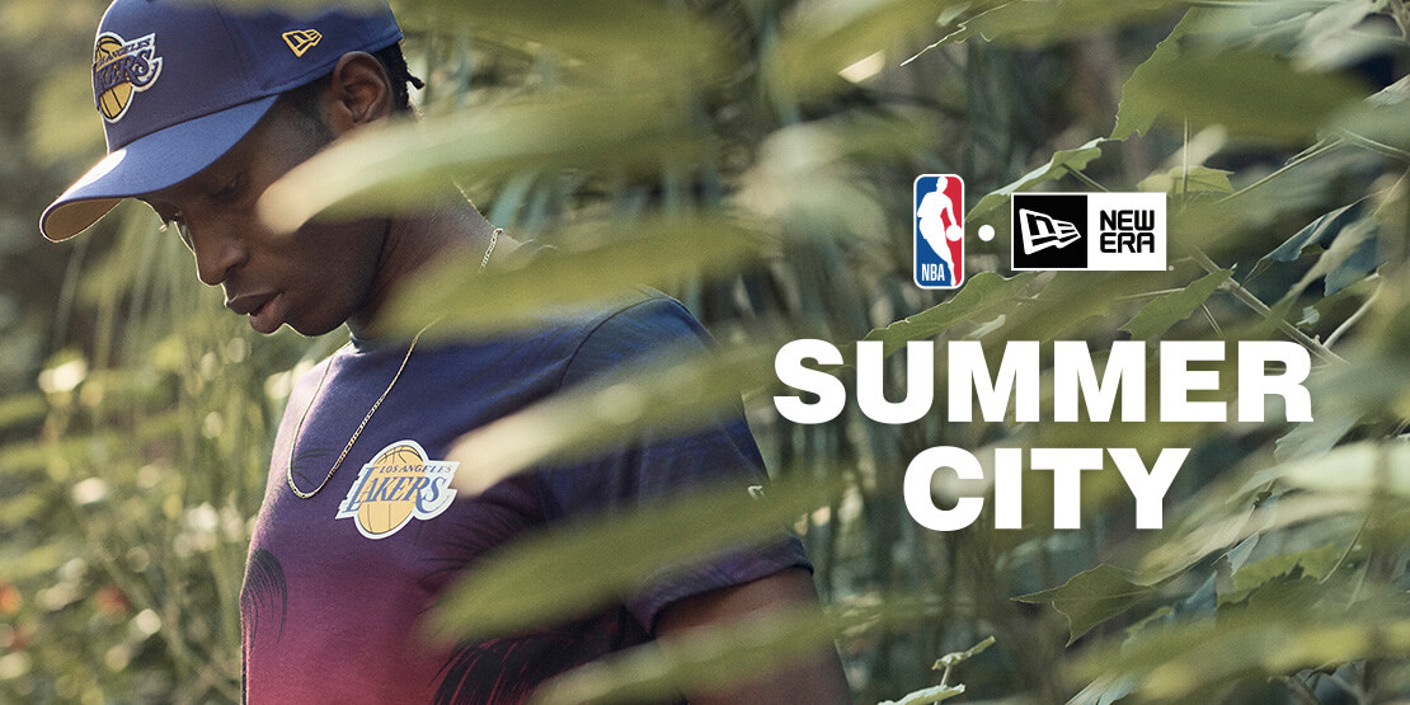 New Era's NBA Summer City headwear and clothing collection