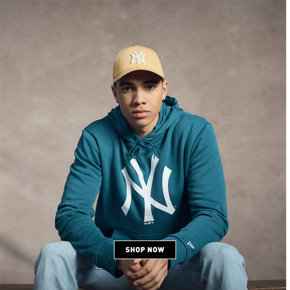 New Era's new season Teal Colour Pack pullover hoodie