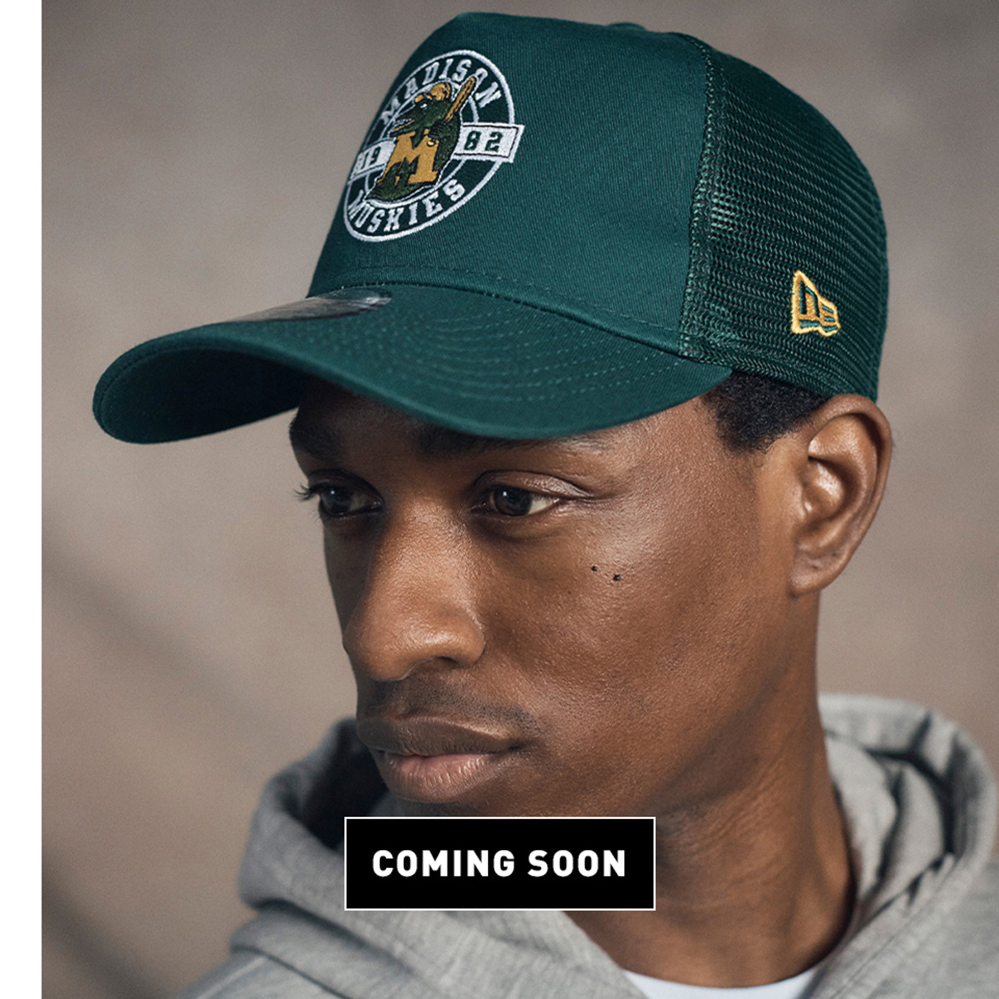 New Era's new season Minor League Baseball green Trucker hat