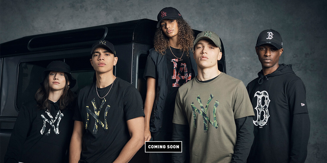 New Era's new season MLB Camo Recreate headwear and clothing collection