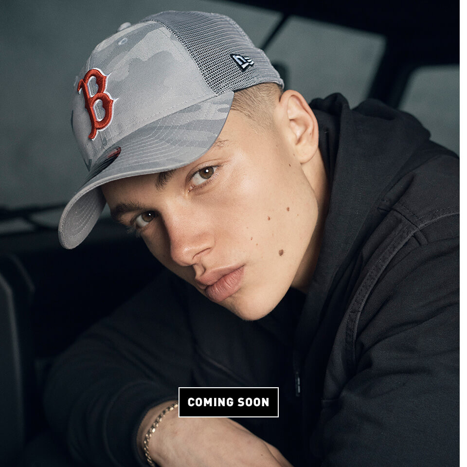 New Era's new season MLB Camo Recreate Boston Red Sox grey hat