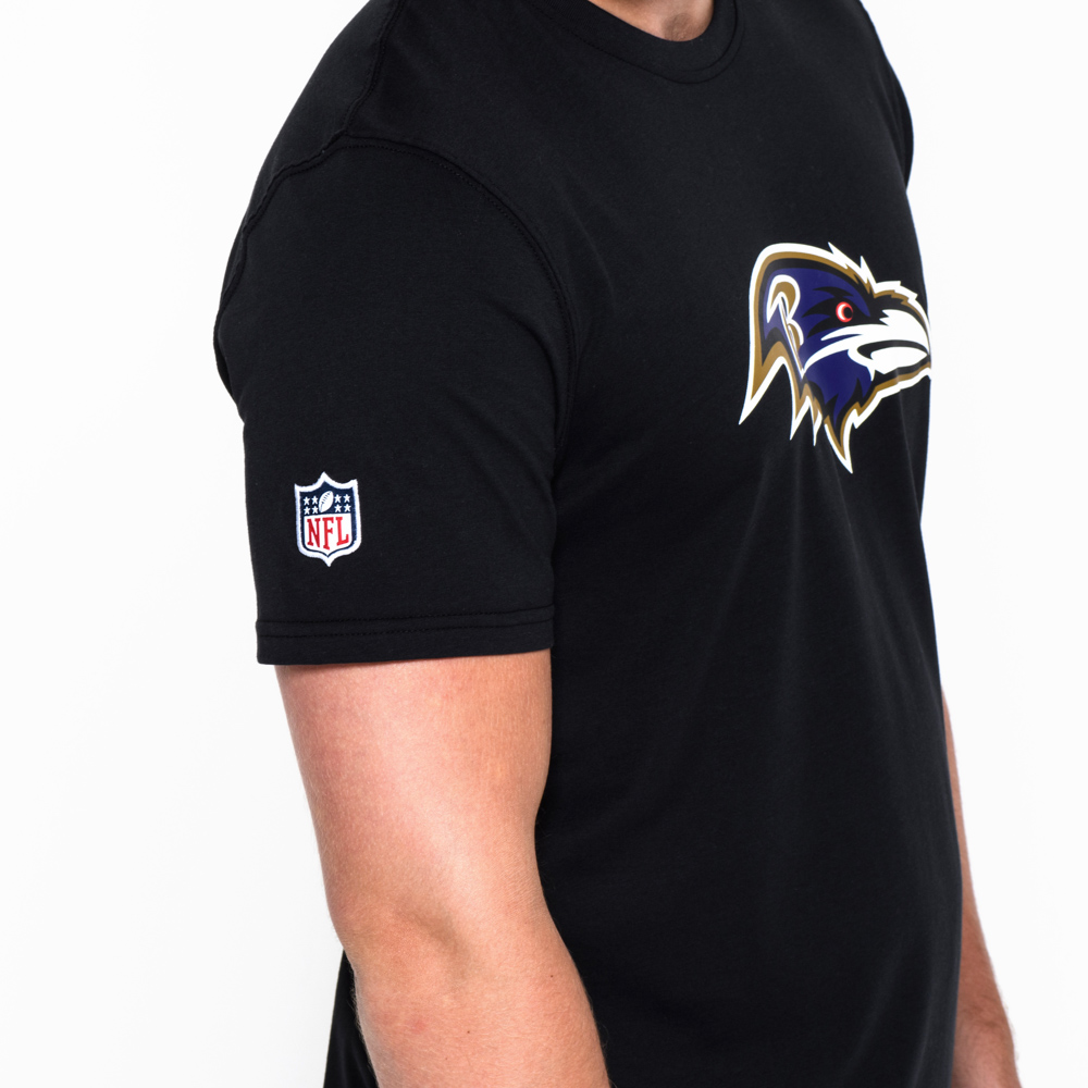 Baltimore Ravens Team Logo Black T-Shirt