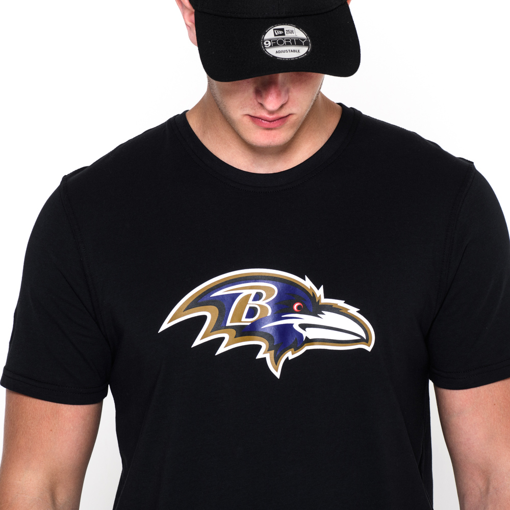 Baltimore Ravens Team Logo Black T-Shirt
