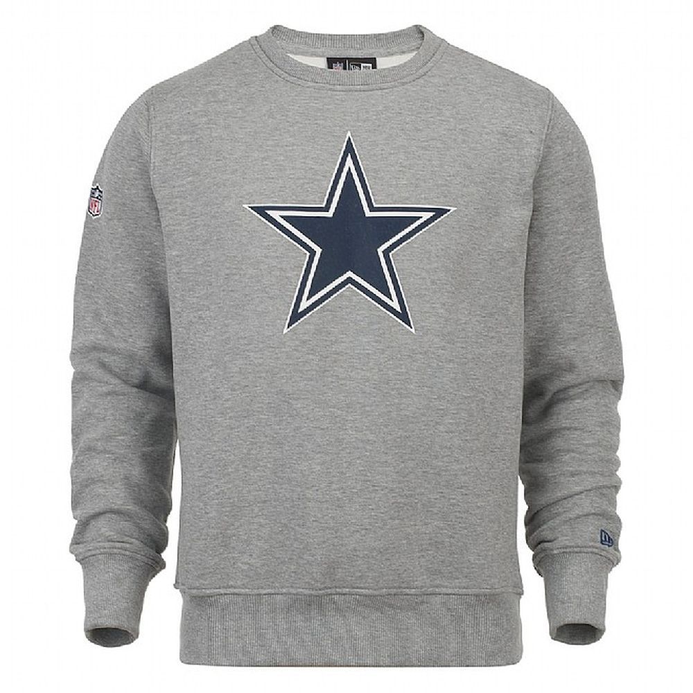 Cuello redondo Dallas Cowboys Team Logo, gris