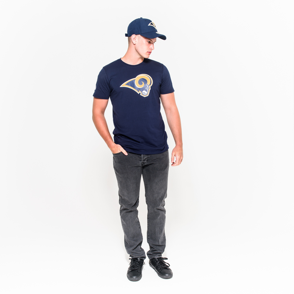 T-shirt Los Angeles Rams Team Logo blu